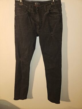 Steve's Jeans Mens Black Skinny Jeans Size 32/32